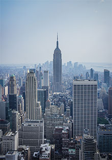 The Empire State Building in New York City, USA