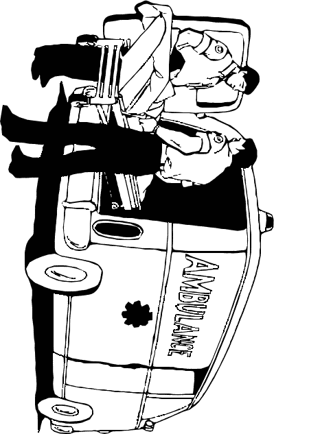 coloring pages ambulance