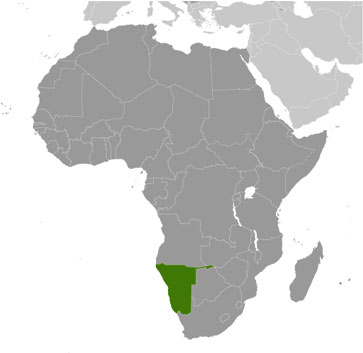 Namibia location
