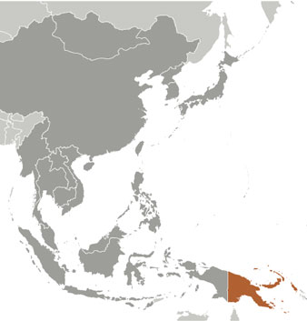 Papua New Guinea location