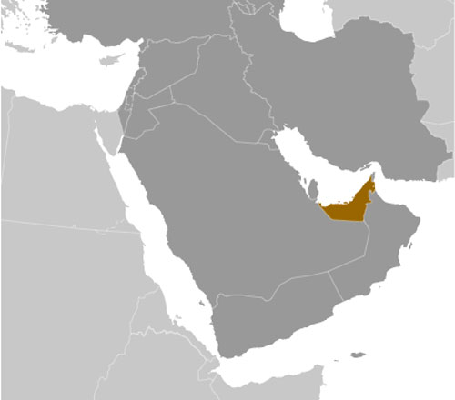 United Arab Emirates location
