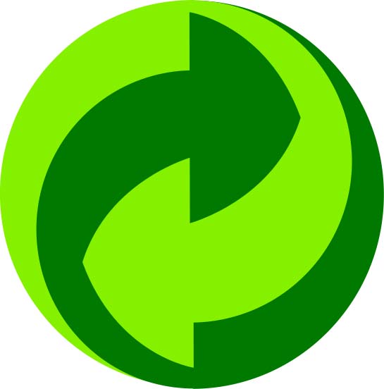 This image is a recycling logo used in Germany.