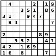 Easy sudoku puzzle number 3