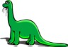 Cartoon dinosaur clip art