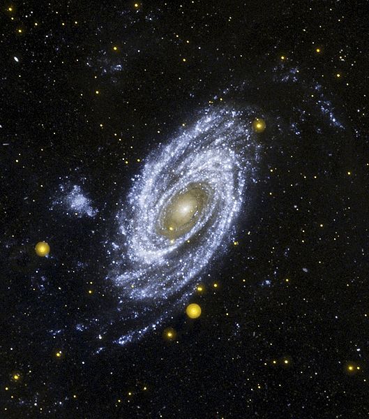 An amazing photo of the M81 spiral galaxy taken by the Hubble Space Telescope.